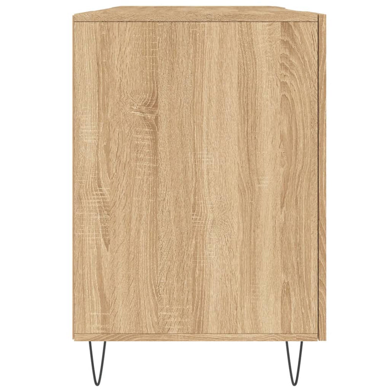 vidaXL sonoma tölgy színű szerelt fa íróasztal 140 x 50 x 75 cm