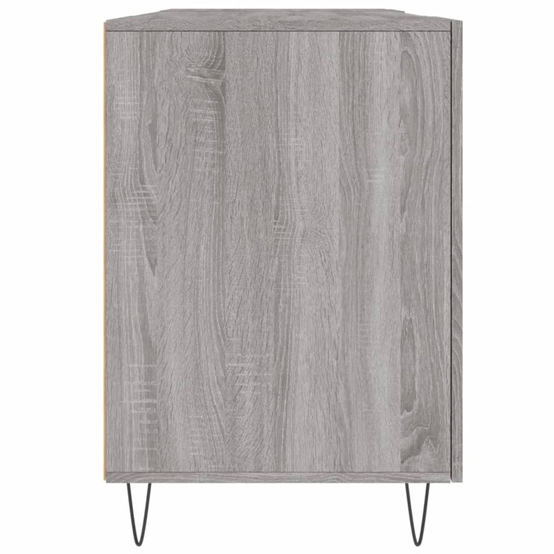 vidaXL szürke sonoma színű szerelt fa íróasztal 140x50x75 cm