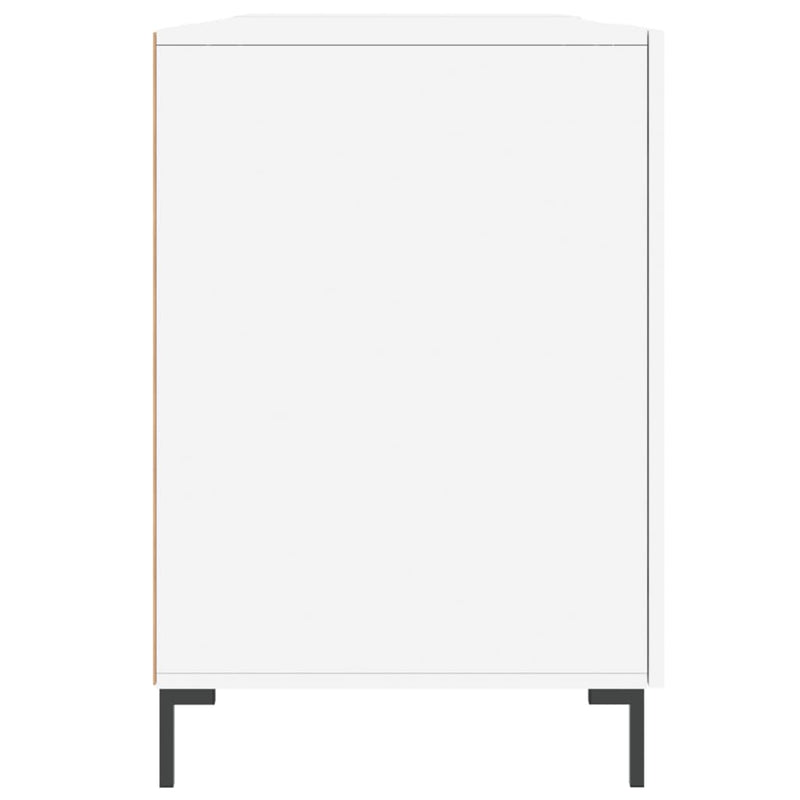vidaXL fehér szerelt fa íróasztal 140 x 50 x 75 cm