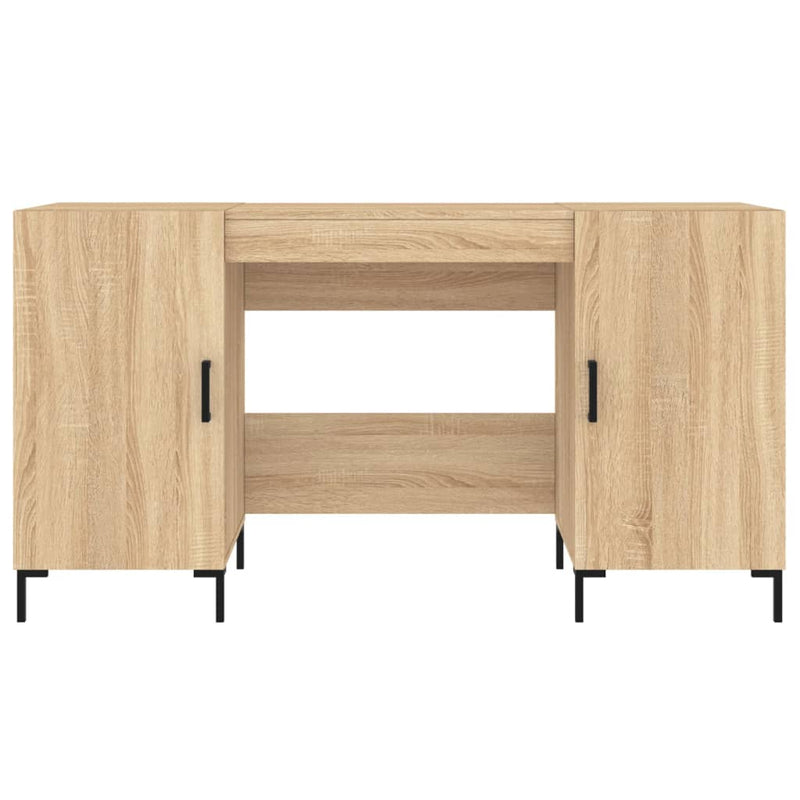 vidaXL sonoma tölgy színű szerelt fa íróasztal 140 x 50 x 75 cm