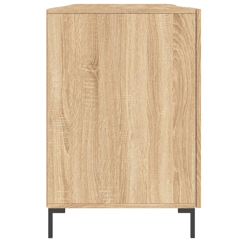 vidaXL sonoma tölgy színű szerelt fa íróasztal 140 x 50 x 75 cm