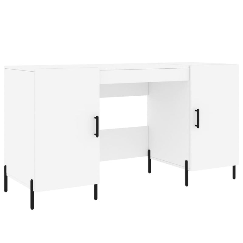 vidaXL fehér szerelt fa íróasztal 140 x 50 x 75 cm
