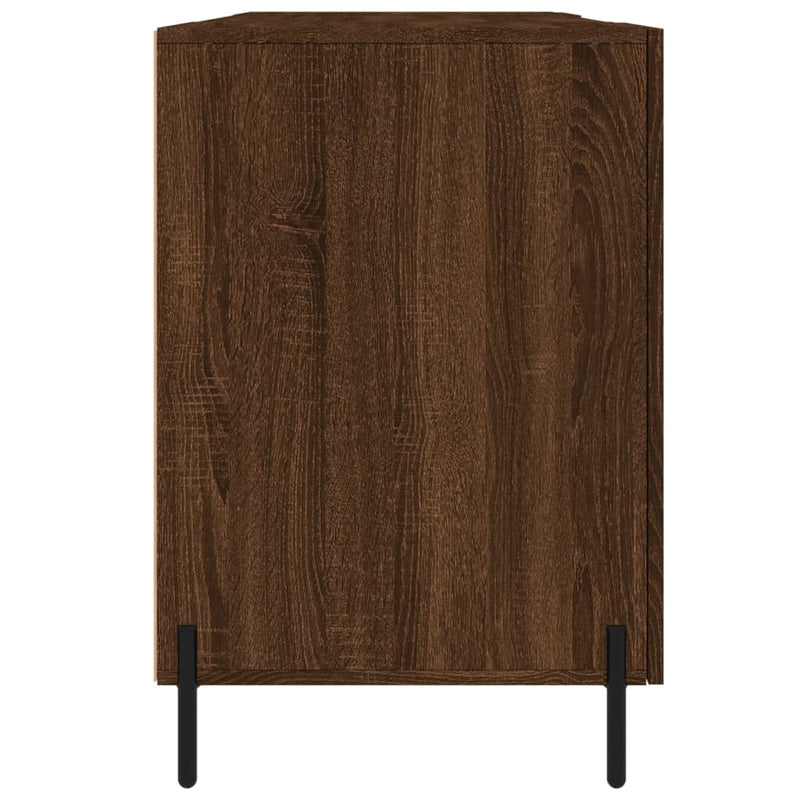 vidaXL barna tölgyszínű szerelt fa íróasztal 140 x 50 x 75 cm