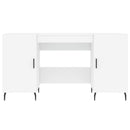 vidaXL fehér szerelt fa íróasztal 140 x 50 x 75 cm