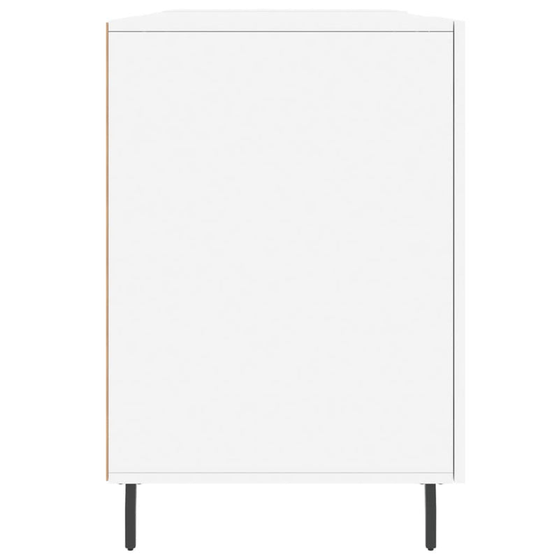 vidaXL fehér szerelt fa íróasztal 140 x 50 x 75 cm