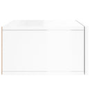 vidaXL 2 db magasfényű fehér fali éjjeliszekrény 35x35x20 cm