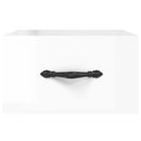 vidaXL 2 db magasfényű fehér fali éjjeliszekrény 35x35x20 cm