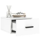 vidaXL 2 db magasfényű fehér fali éjjeliszekrény 35x35x20 cm