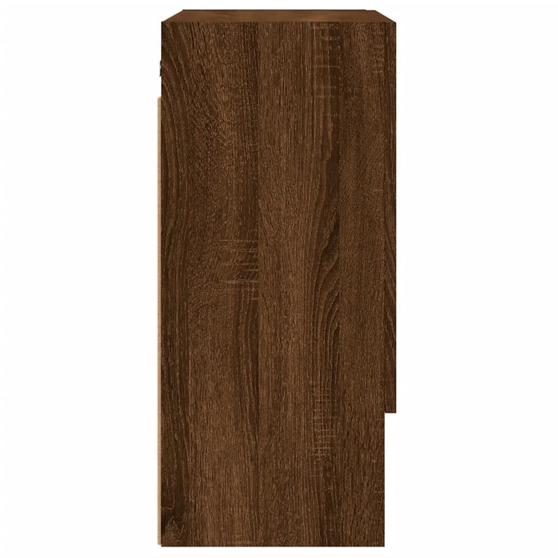 vidaXL barna tölgyszínű szerelt fa fali szekrény 60 x 31 x 70 cm