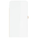 vidaXL magasfényű fehér szerelt fa faliszekrény 60x31x60 cm