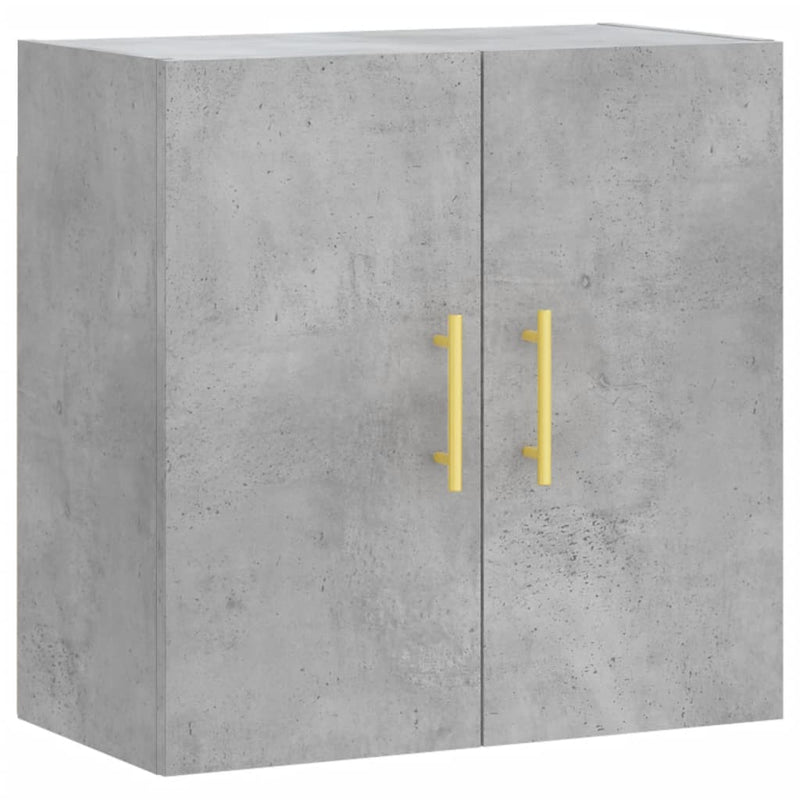 vidaXL betonszürke szerelt fa faliszekrény 60 x 31 x 60 cm