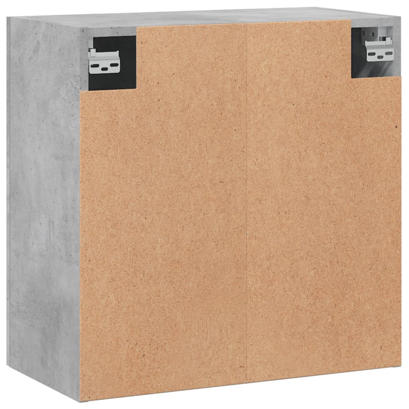 vidaXL betonszürke szerelt fa faliszekrény 60 x 31 x 60 cm