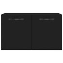 vidaXL fekete szerelt fa faliszekrény 60 x 36,5 x 35 cm