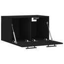 vidaXL fekete szerelt fa faliszekrény 60 x 36,5 x 35 cm