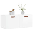 vidaXL magasfényű fehér szerelt fa faliszekrény 80 x 36,5 x 35 cm