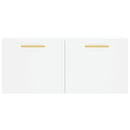 vidaXL fehér szerelt fa faliszekrény 80 x 36,5 x 35 cm