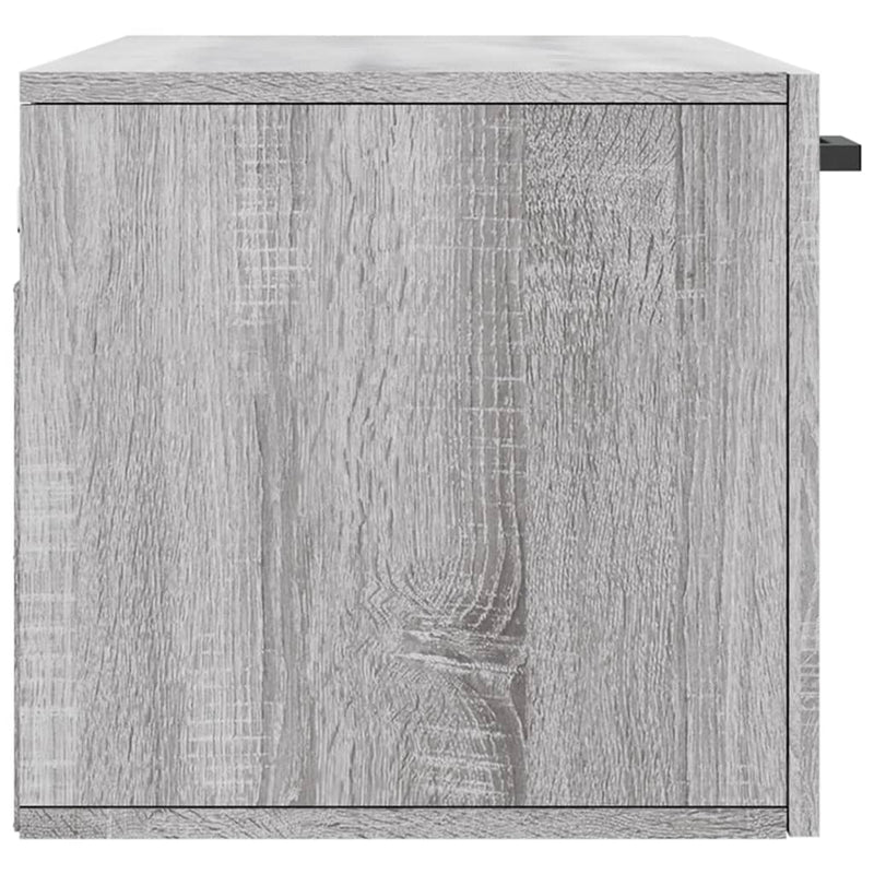 vidaXL szürke sonoma színű szerelt fa faliszekrény 80 x 36,5 x 35 cm