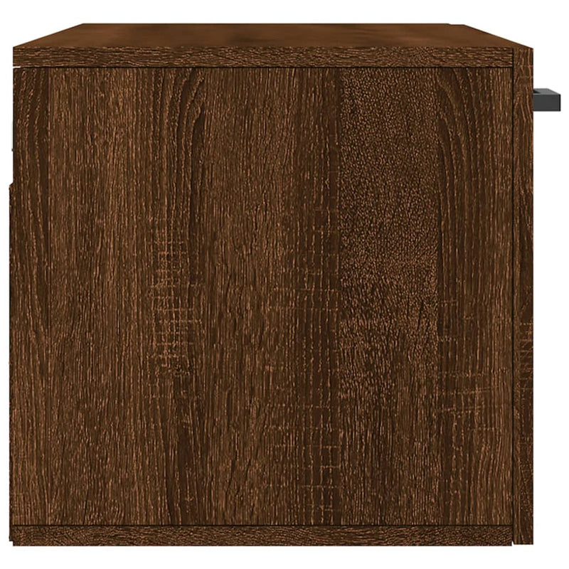 vidaXL barna tölgyszínű szerelt fa faliszekrény 80x36,5x35 cm