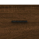 vidaXL barna tölgyszínű szerelt fa faliszekrény 80x36,5x35 cm