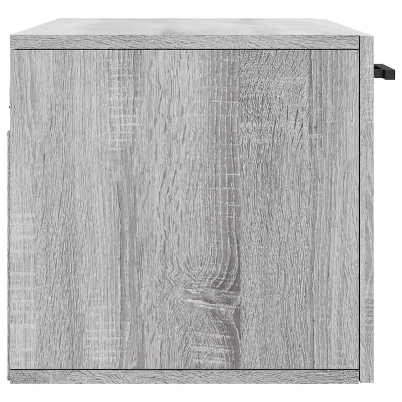 vidaXL szürke sonoma színű szerelt fa faliszekrény 80 x 36,5 x 35 cm