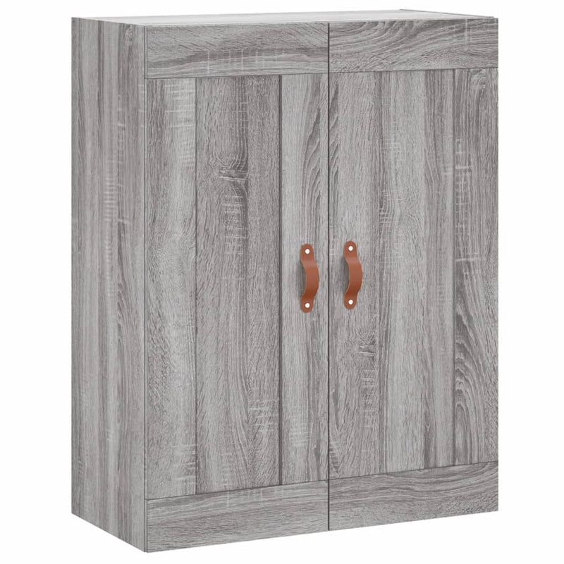 vidaXL szürke sonoma szerelt fa fali szekrény 69,5 x 34 x 90 cm