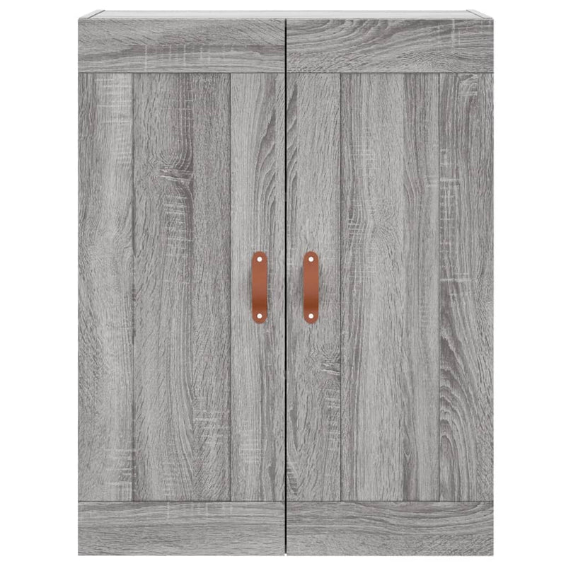 vidaXL szürke sonoma szerelt fa fali szekrény 69,5 x 34 x 90 cm