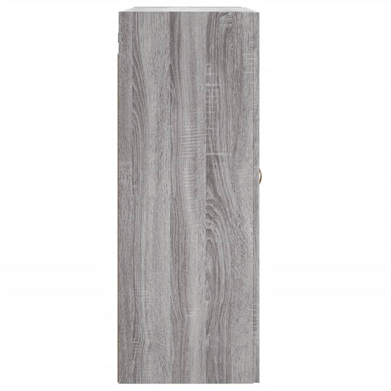 vidaXL szürke sonoma szerelt fa fali szekrény 69,5 x 34 x 90 cm