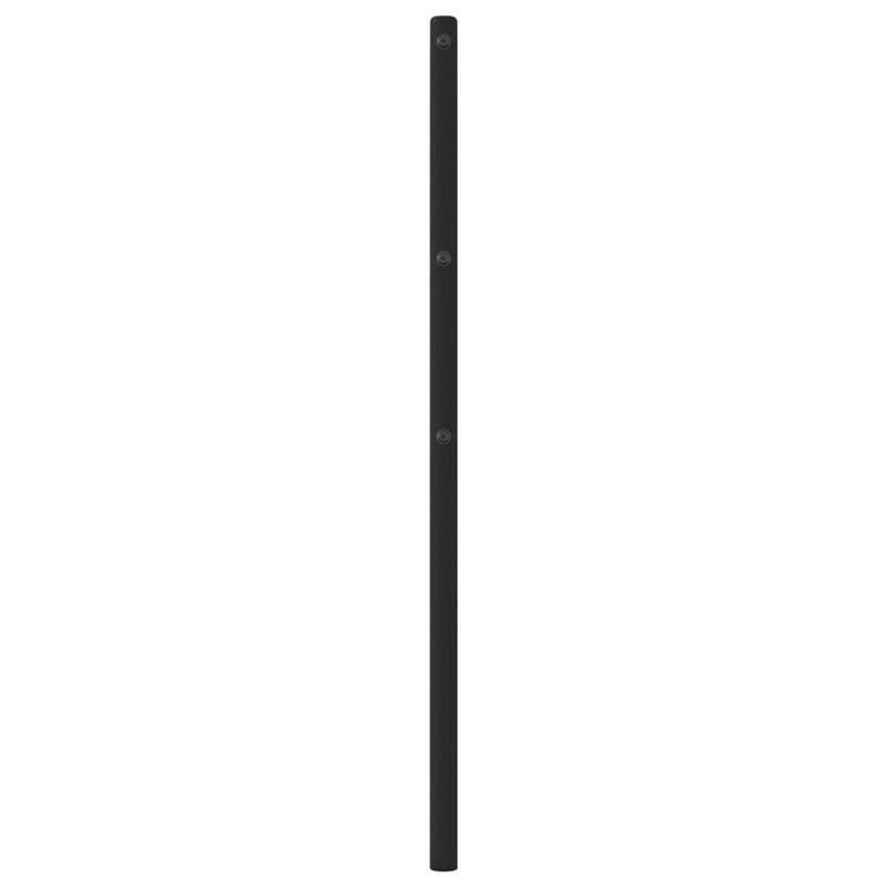vidaXL fekete fém fejtámla 200 cm