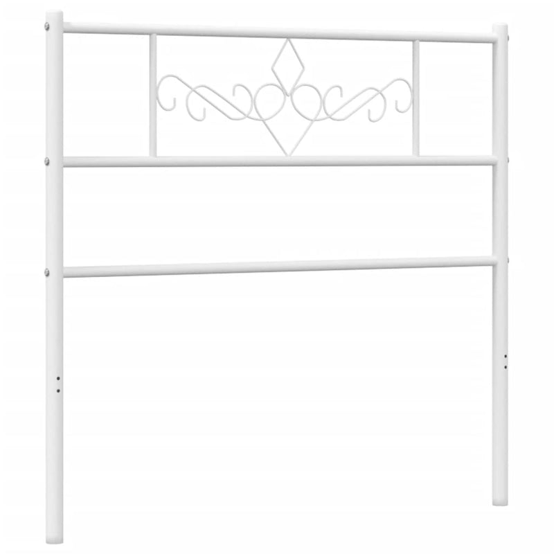 vidaXL fehér fém fejtámla 80 cm