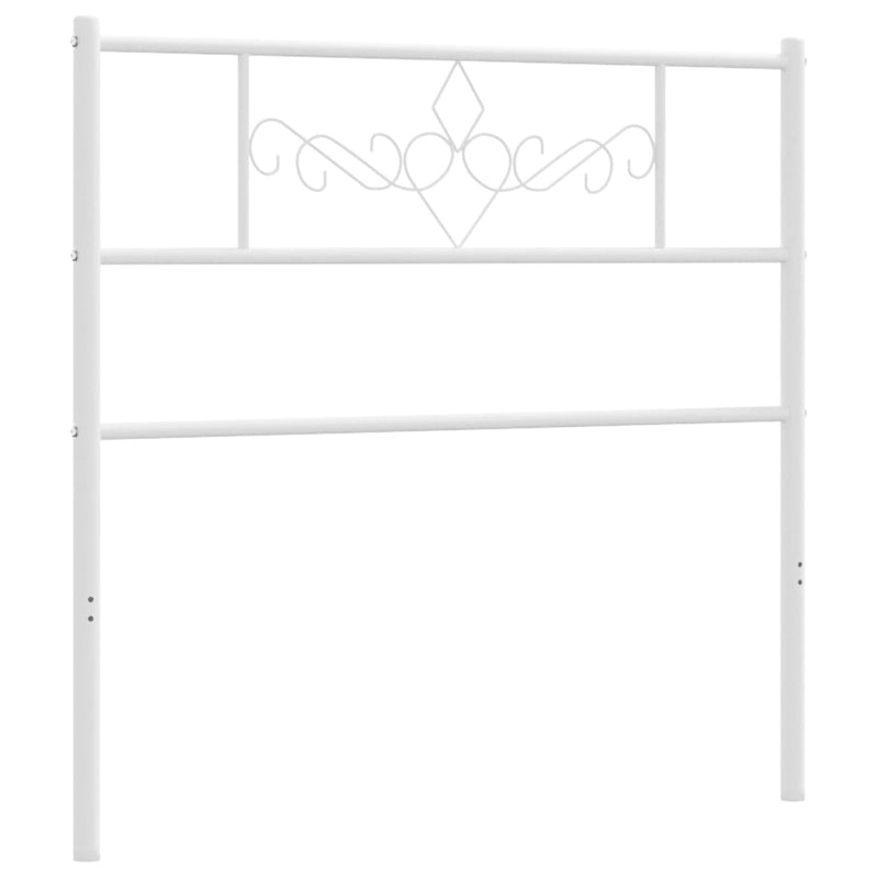 vidaXL fehér fém fejtámla 80 cm