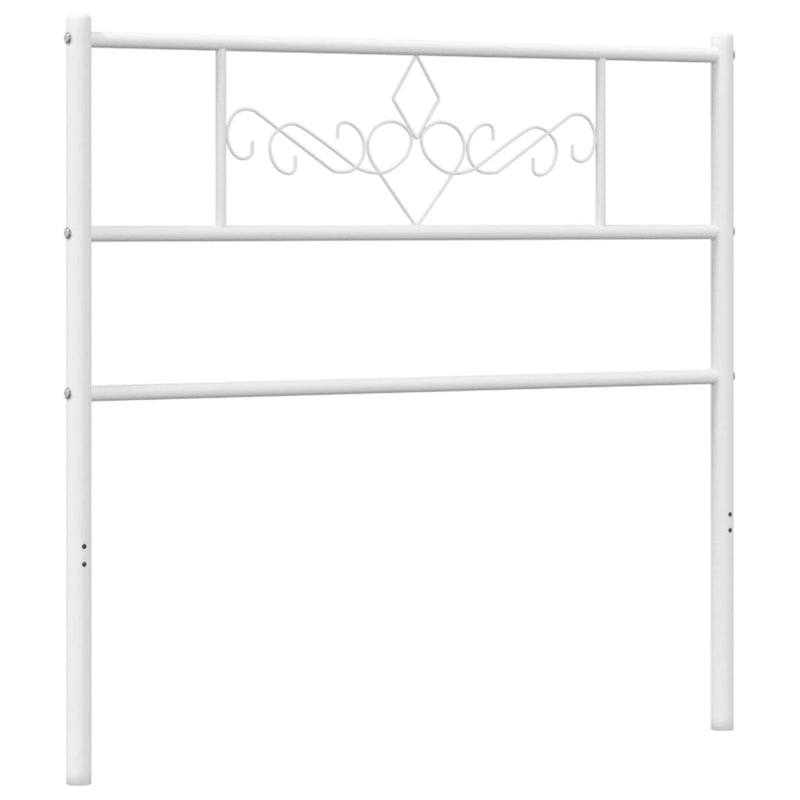 vidaXL fehér fém fejtámla 107 cm