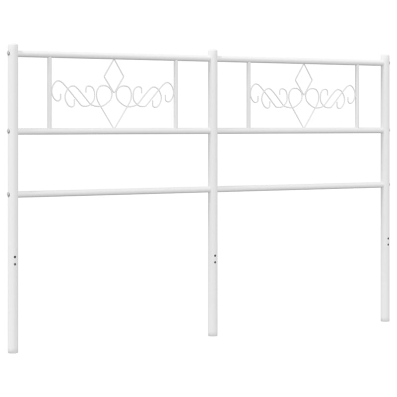 vidaXL fehér fém fejtámla 160 cm