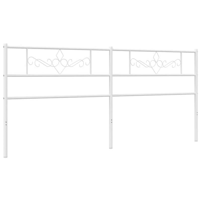 vidaXL fehér fém fejtámla 193 cm
