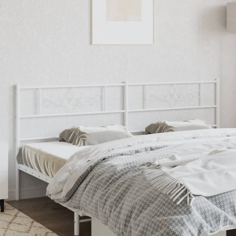 vidaXL fehér fém fejtámla 193 cm