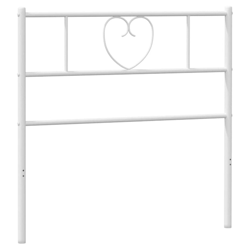 vidaXL fehér fém fejtámla 75 cm