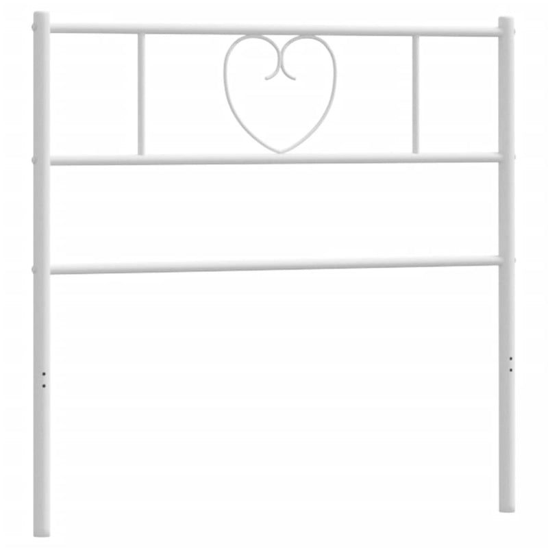 vidaXL fehér fém fejtámla 75 cm