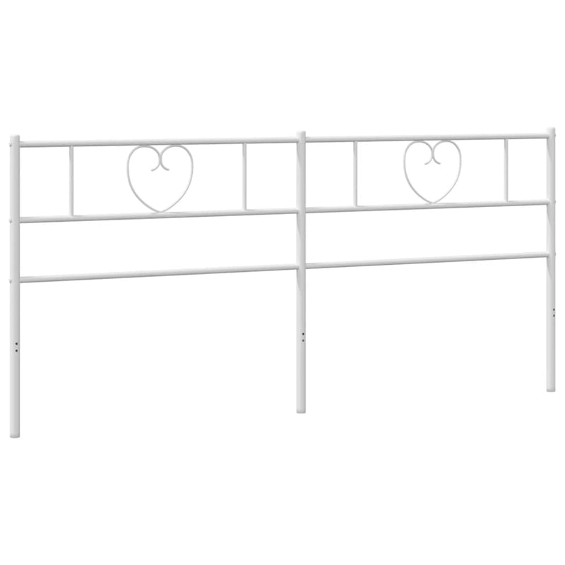 vidaXL fehér fém fejtámla 180 cm