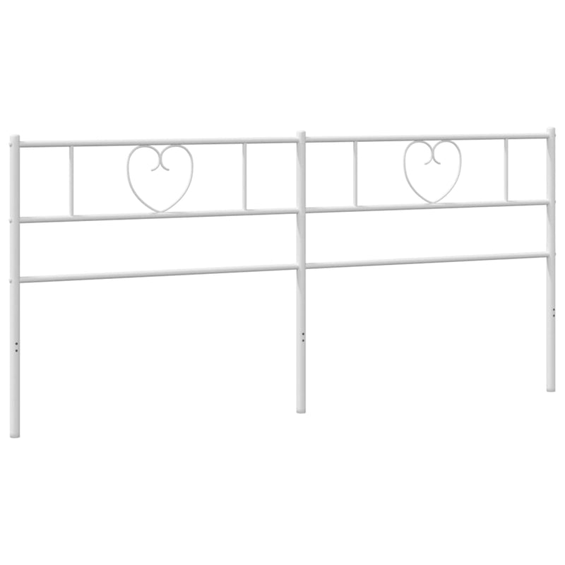 vidaXL fehér fém fejtámla 193 cm