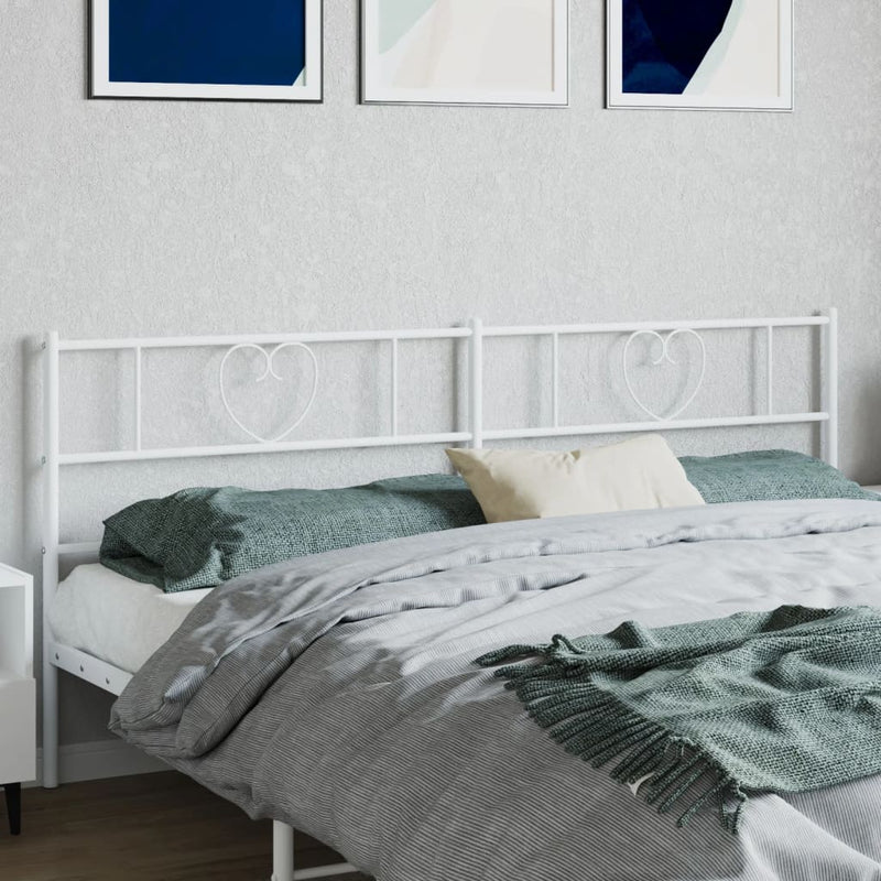 vidaXL fehér fém fejtámla 193 cm