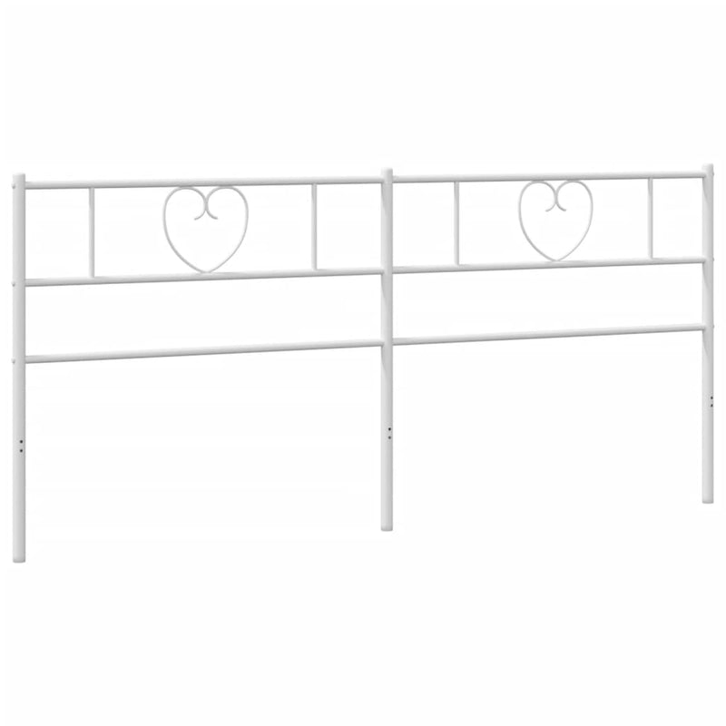 vidaXL fehér fém fejtámla 200 cm