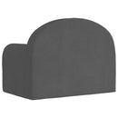 vidaXL antracitszürke puha plüss gyerekkanapé