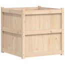 vidaXL tömör fenyőfa kerti virágláda 70x70x70 cm