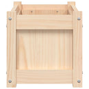 vidaXL tömör fenyőfa virágláda 60x31x31 cm