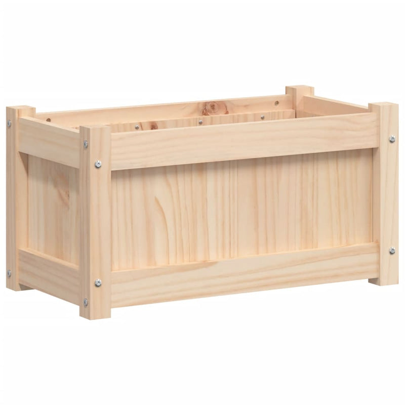 vidaXL tömör fenyőfa virágláda 60x31x31 cm