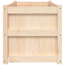 vidaXL 2 db tömör fenyőfa virágláda