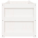 vidaXL fehér tömör fenyő kerti növénytartó 90 x 50 x 50 cm