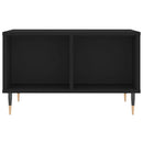 vidaXL fekete szerelt fa dohányzóasztal 60x50x36,5 cm