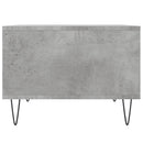 vidaXL betonszürke szerelt fa dohányzóasztal 60 x 50 x 36,5 cm