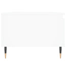 vidaXL fehér szerelt fa dohányzóasztal 90 x 50 x 36,5 cm