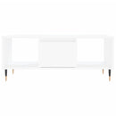 vidaXL fehér szerelt fa dohányzóasztal 90 x 50 x 36,5 cm